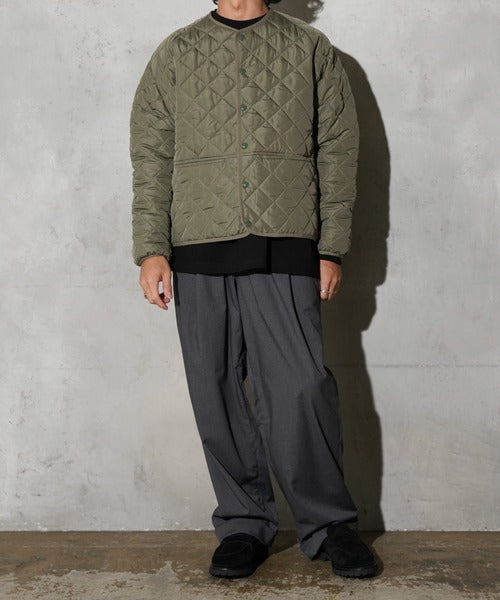 FOX STANDARD QUILT CREW CARDIGAN