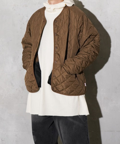 FOX STANDARD QUILT CREW CARDIGAN