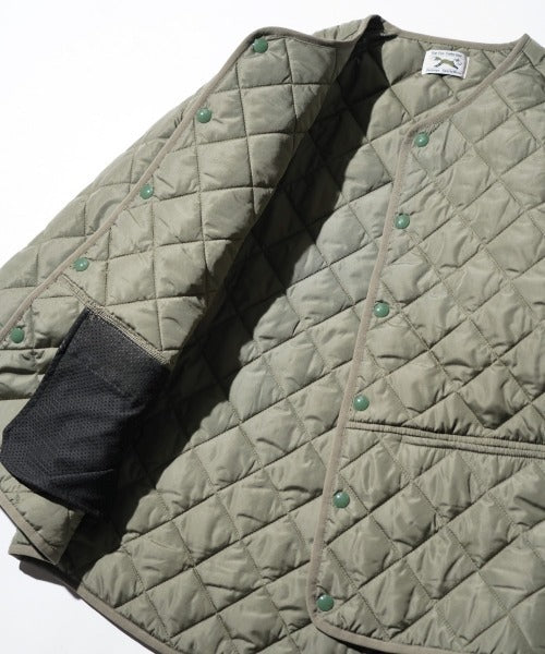 FOX STANDARD QUILT CREW CARDIGAN