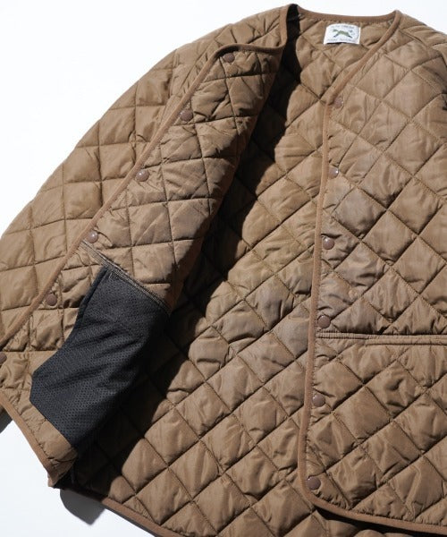 FOX STANDARD QUILT CREW CARDIGAN