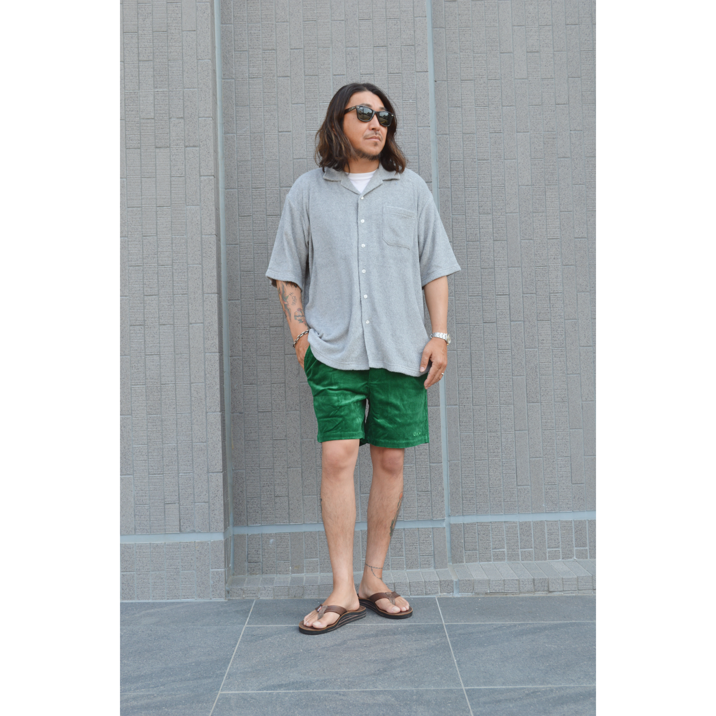 CLSS-2511 Courduroy Urban Classic Shorts. ver02