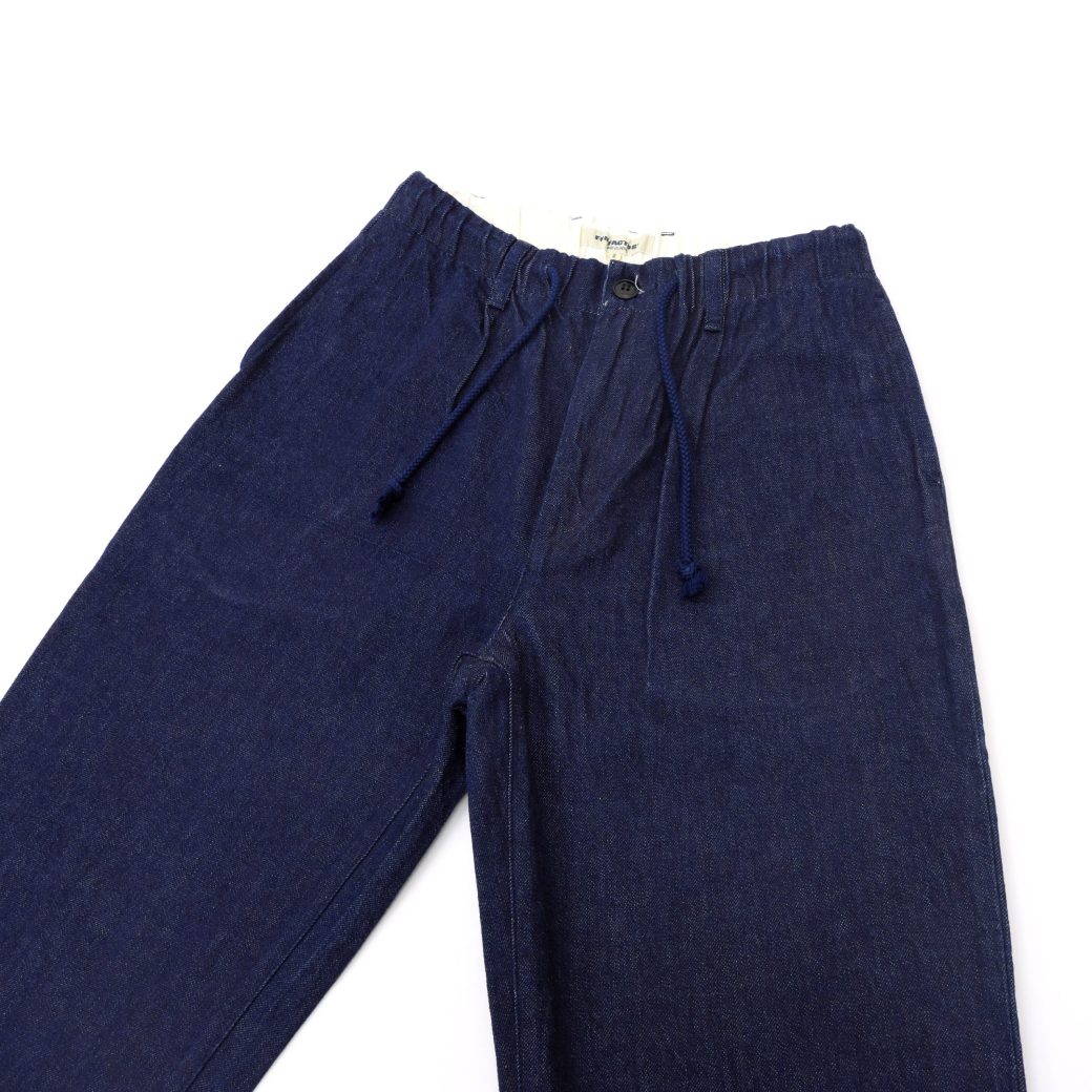 DENIM TRACK PANTS
