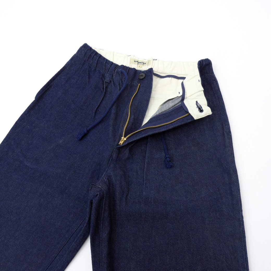 DENIM TRACK PANTS