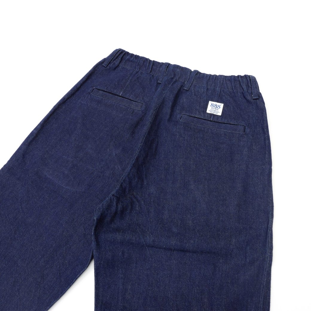 DENIM TRACK PANTS