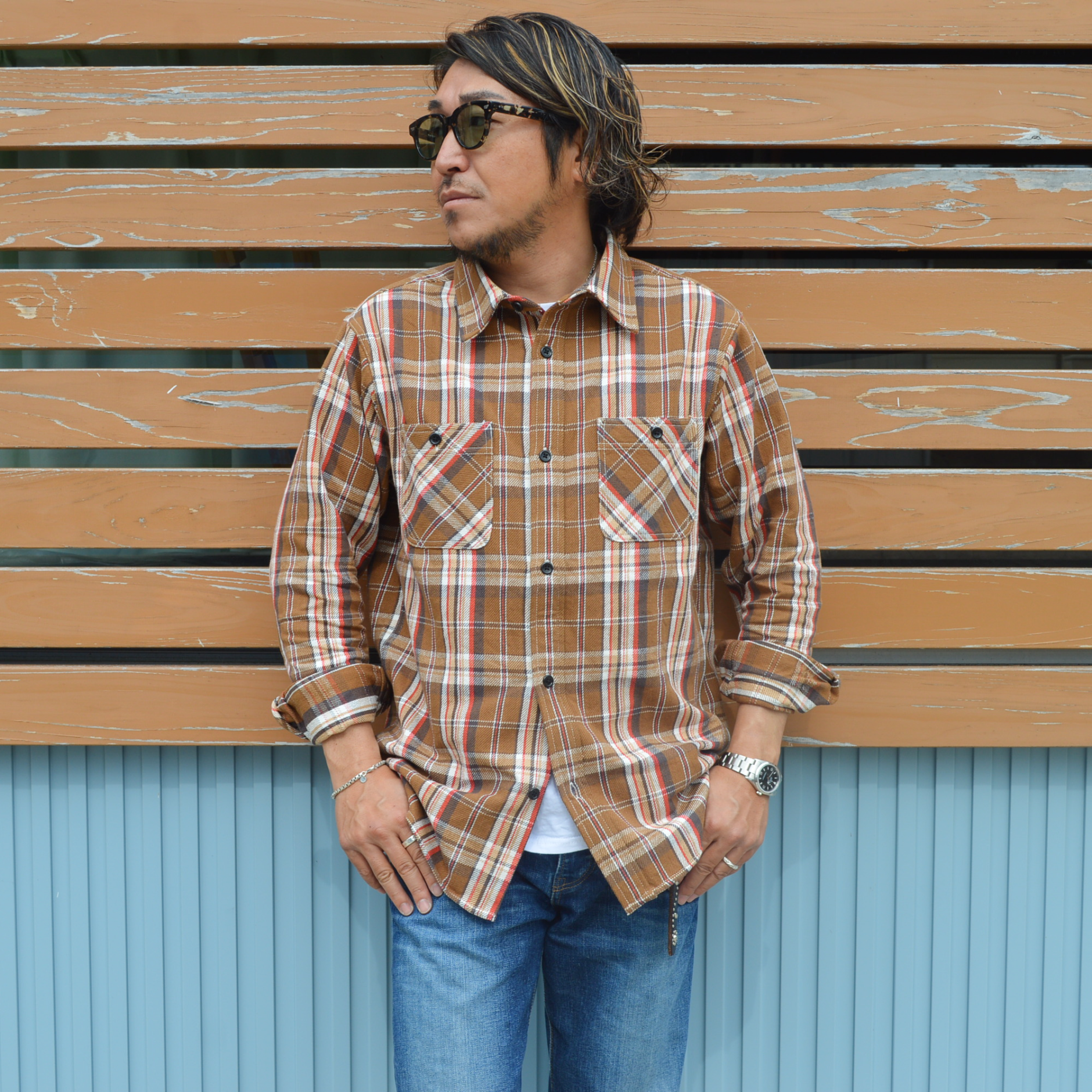 FIVE BROTHER ヘビーネルシャツ – Sunny Parks FIVE BROTHER ヘビーネルシャツ – Sunny Parks