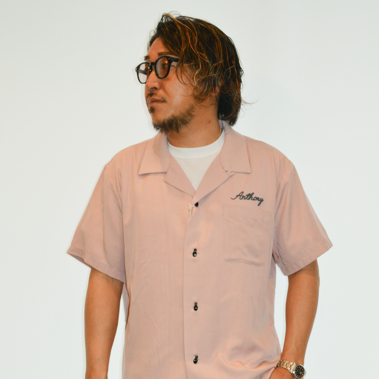 HOUSTON ボウリングシャツ スケート