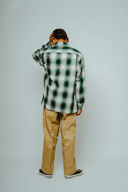 Rayon Mix Ombre Slit L/S Shirts