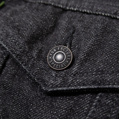 F2444 SELVEDGE DENIM 3rd JKT (BLACK DENIM)