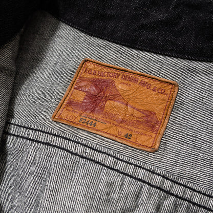 F2444 SELVEDGE DENIM 3rd JKT (BLACK DENIM)