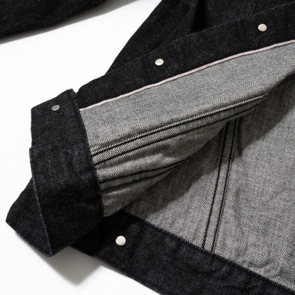 F2444 SELVEDGE DENIM 3rd JKT (BLACK DENIM)