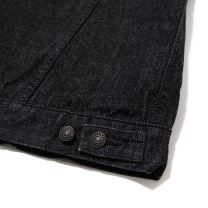 F2444 SELVEDGE DENIM 3rd JKT (BLACK DENIM)