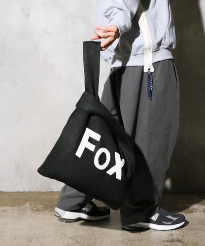 THE FOX KNIT TOTE BAG