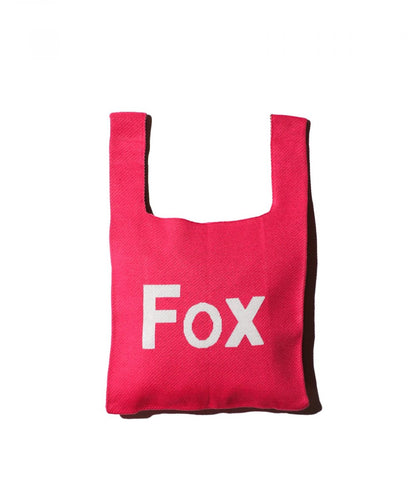 THE FOX KNIT TOTE BAG