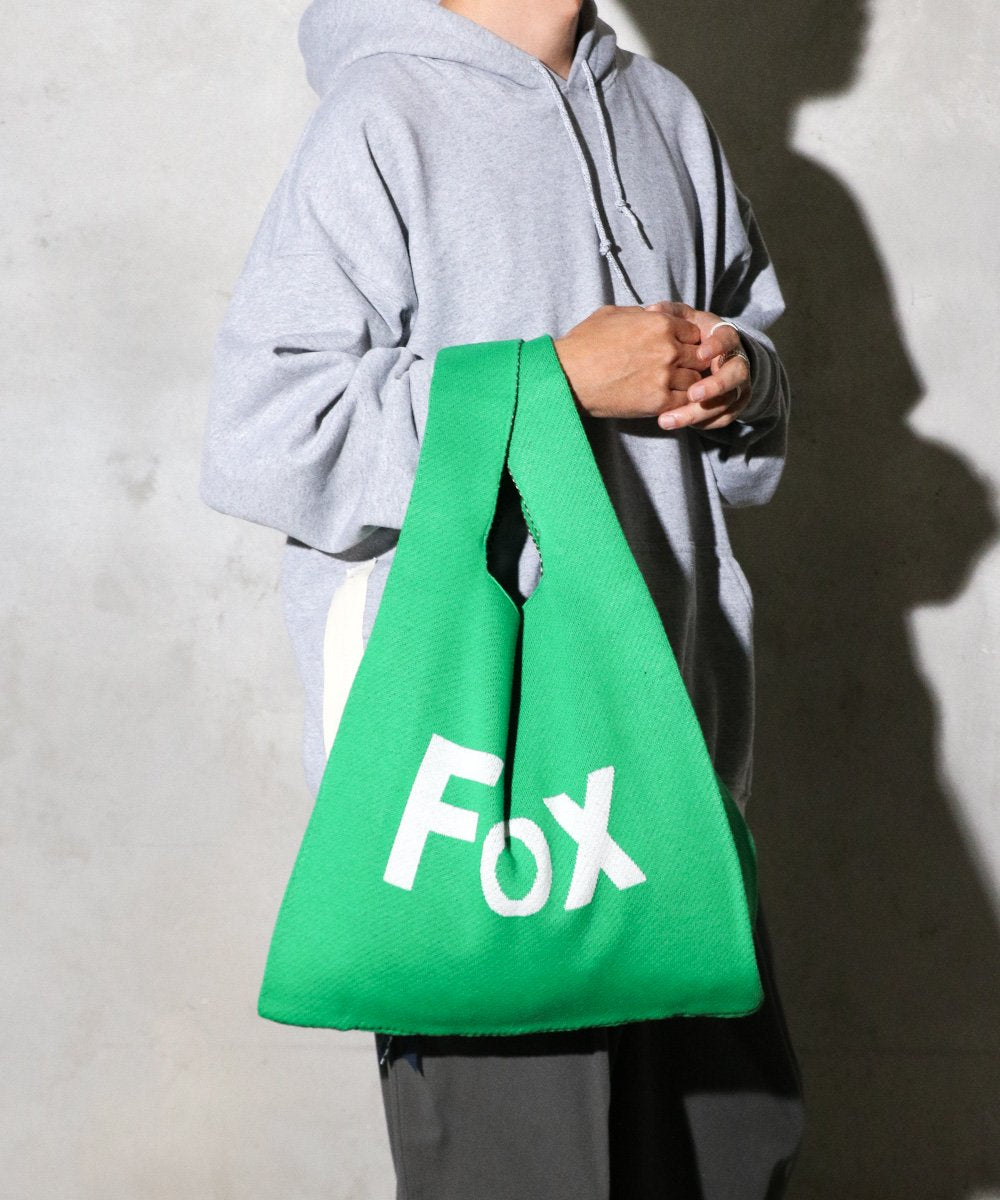 THE FOX KNIT TOTE BAG