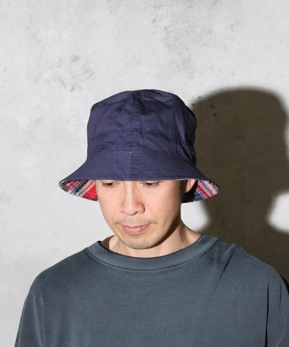 THE FOX 2WAY PATCHWORK BUCKET HAT