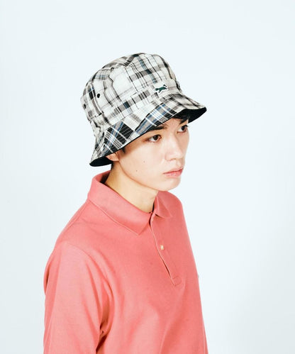 THE FOX 2WAY PATCHWORK BUCKET HAT