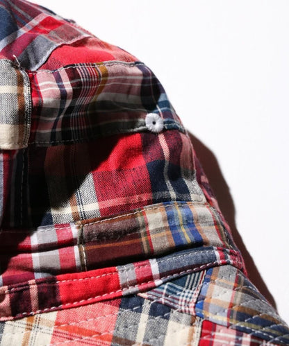 THE FOX 2WAY PATCHWORK BUCKET HAT