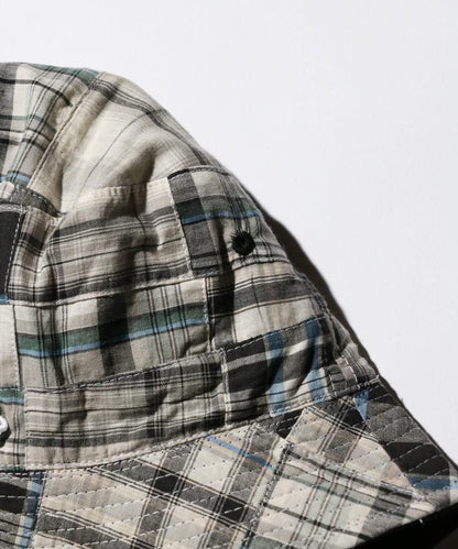 THE FOX 2WAY PATCHWORK BUCKET HAT