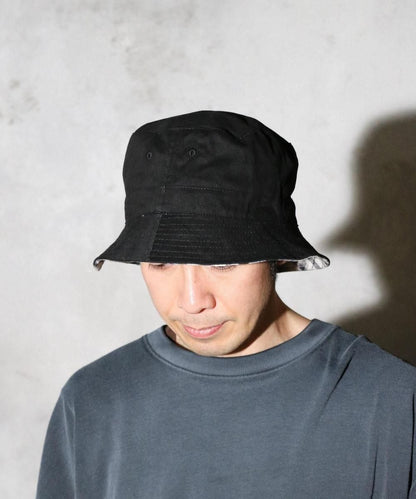 THE FOX 2WAY PATCHWORK BUCKET HAT