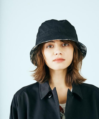 THE FOX 2WAY PATCHWORK BUCKET HAT