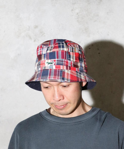 THE FOX 2WAY PATCHWORK BUCKET HAT