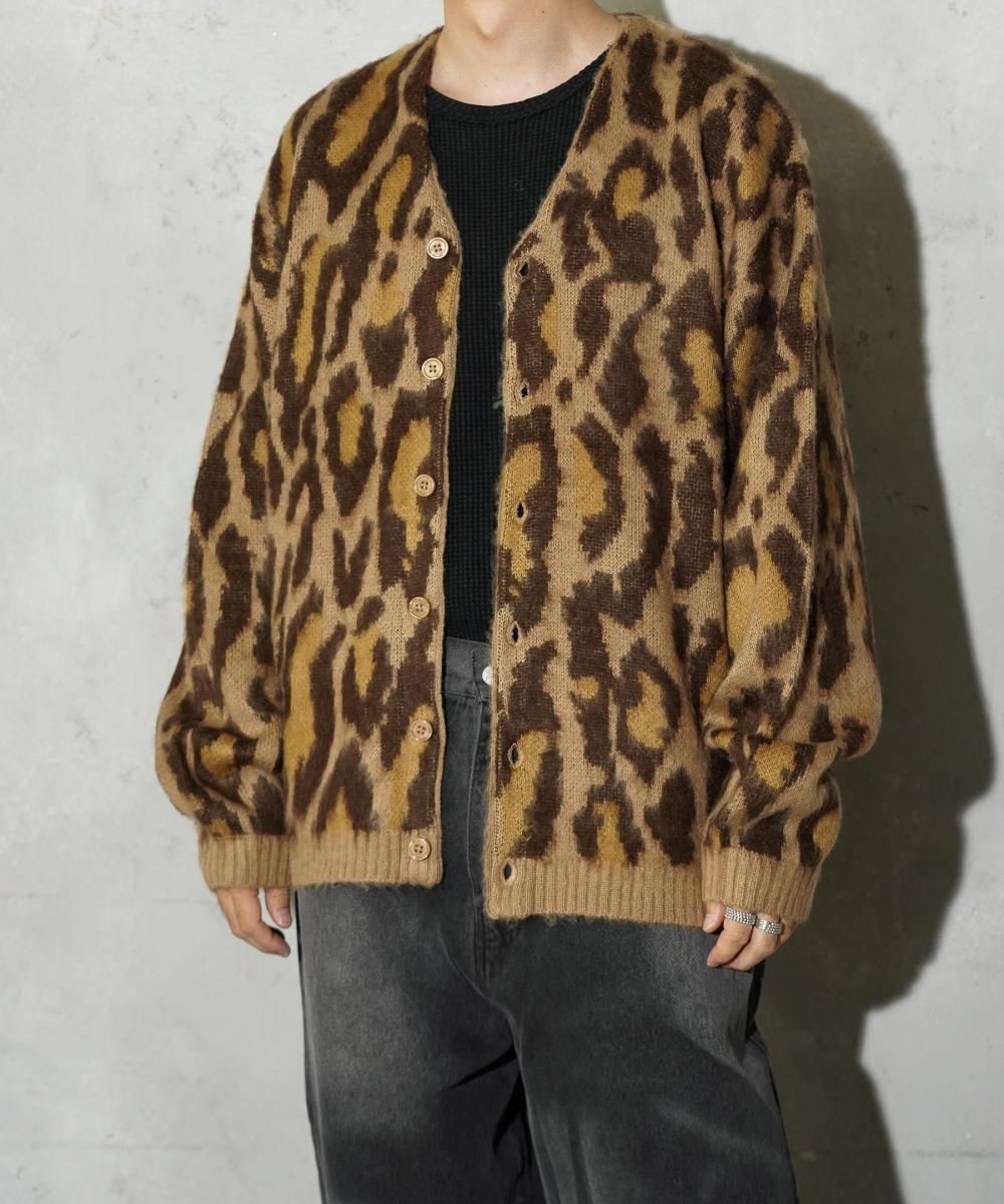 VINTAGE PATTERN SHAGGY CARDIGAN