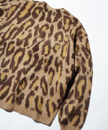 VINTAGE PATTERN SHAGGY CARDIGAN