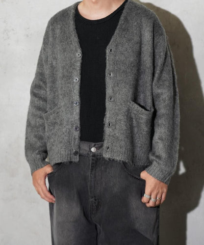 SOLID SHAGGY V CARDIGAN