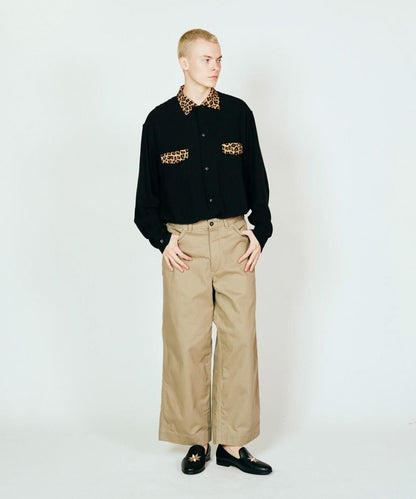 SNAP-UP GABARDINE SHIRT