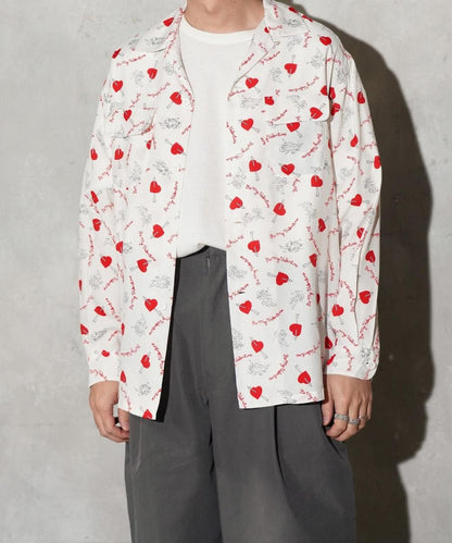 PRINTED RAYON ROOP COLLAR SHIRTS