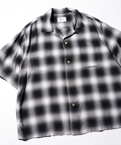60S OMBRE LOOP COLLAR S/S SHIRTS