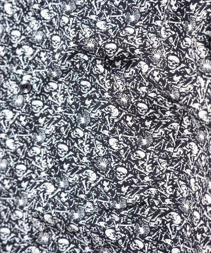 PRINTED LOOP COLLAR SS SHIRT