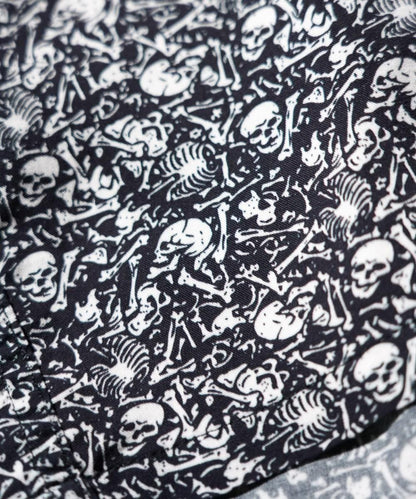 PRINTED LOOP COLLAR SS SHIRT