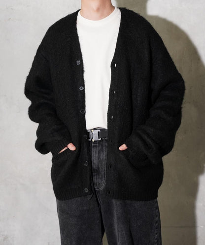 MOHAIR SHAGGY CARDIGAN