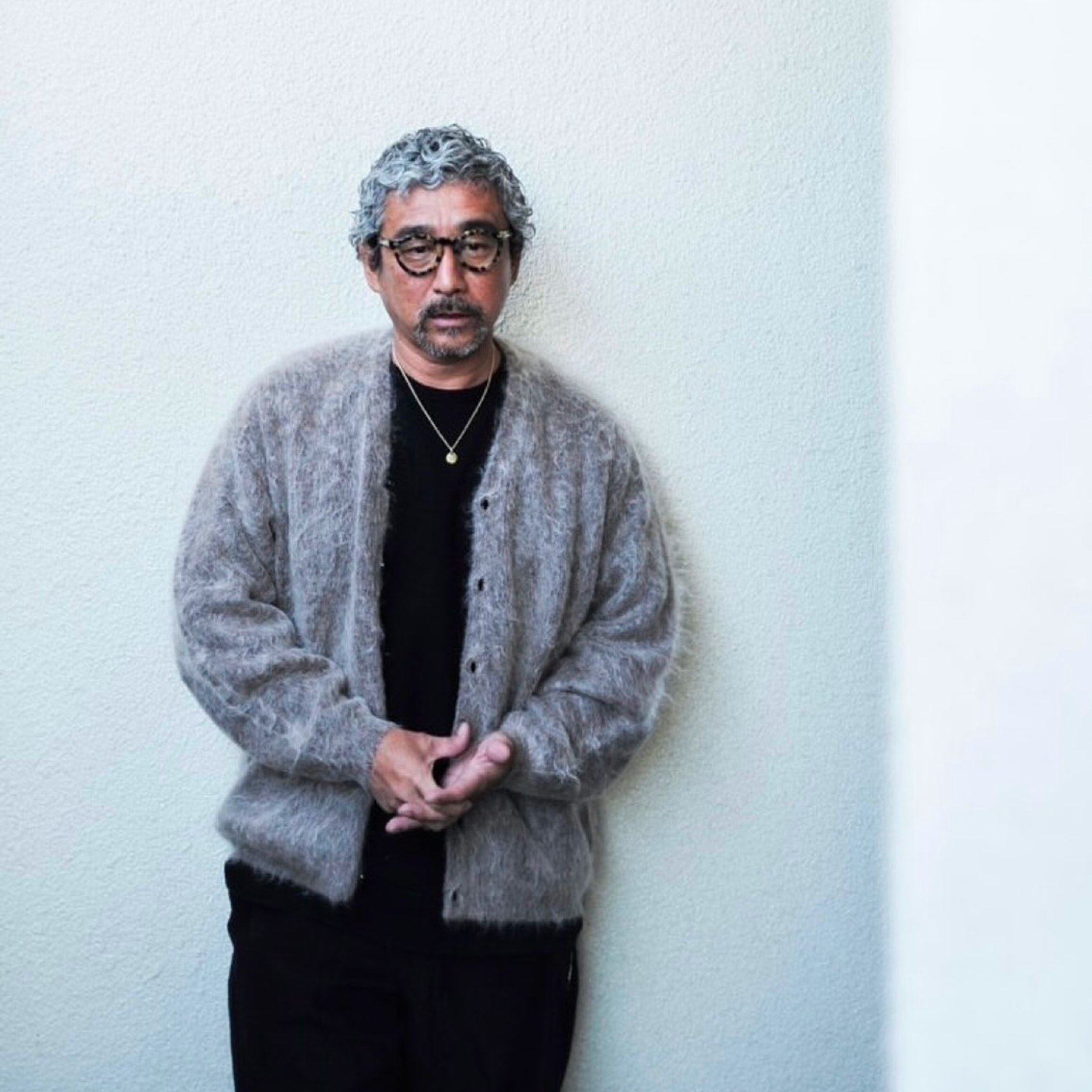 新品　Cloveru Simple Wool Mohair Cardigan M Cloveru® Simple Wool Mohair Cardigan（BLACK） | BIZARRE GREEN