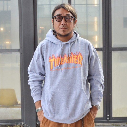 THRASHER FLAME HOODIE