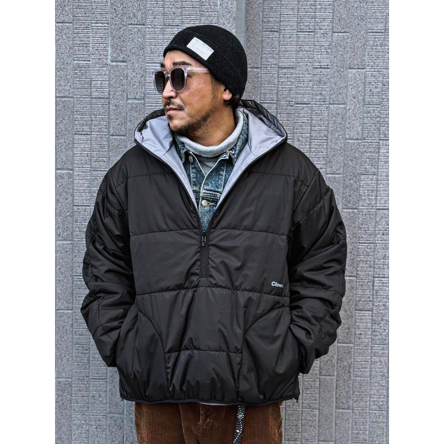 CLFW-2505 Cloveru®︎ Reversible Uran Anorak. – Sunny Parks CLFW-2505 Cloveru®︎ Reversible Uran Anorak. – Sunny Parks