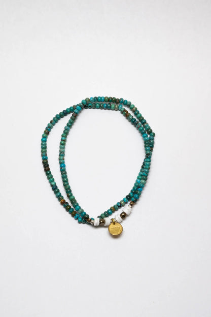 2Way BEADS BRACELET&ANKLET/Turquoise