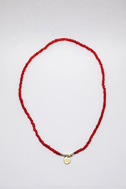 2Way BEADS BRACELET&ANKLET/White Hearts