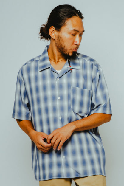Rayon Mix Ombre Slit S/S Shirts