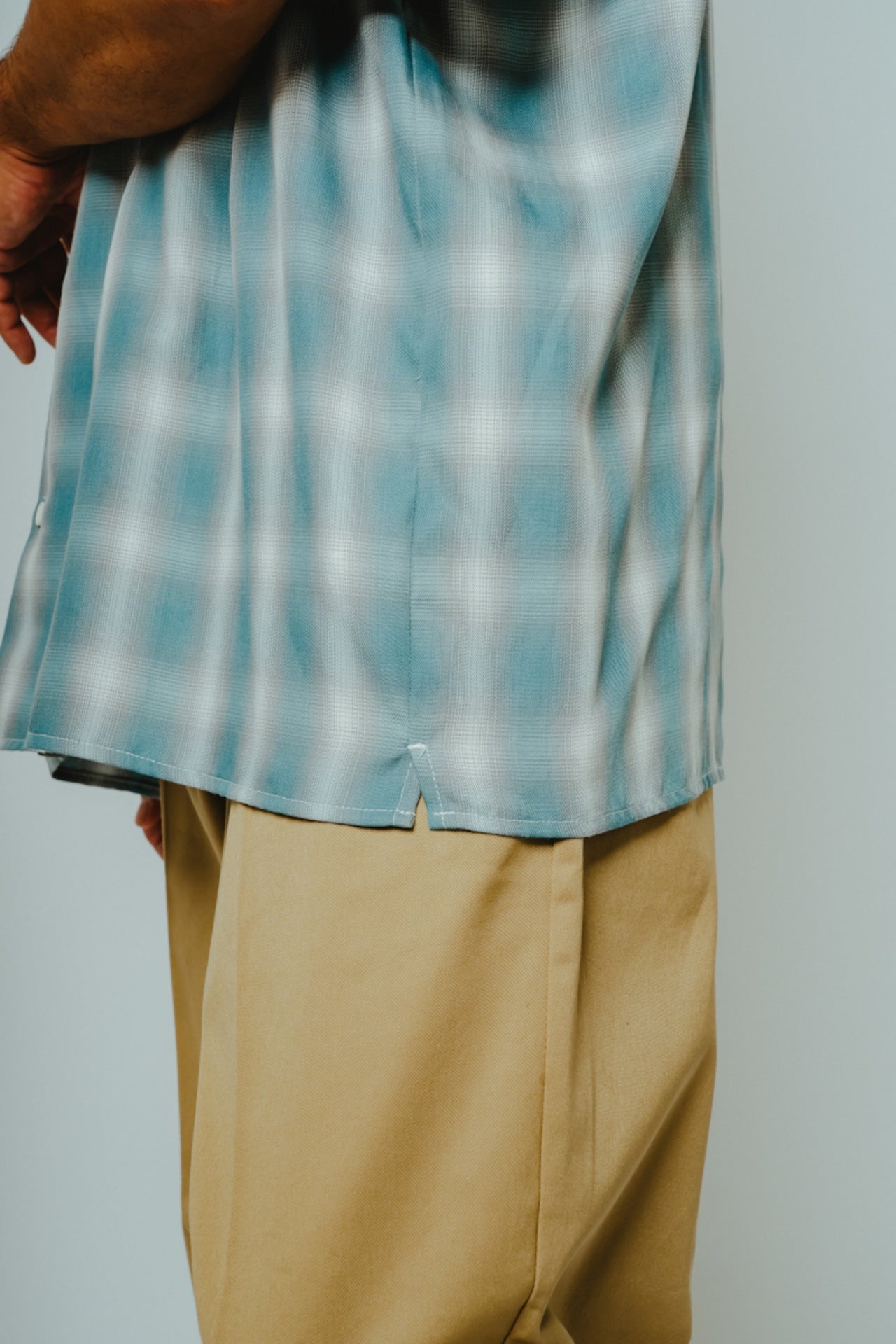 Rayon Mix Ombre Slit S/S Shirts