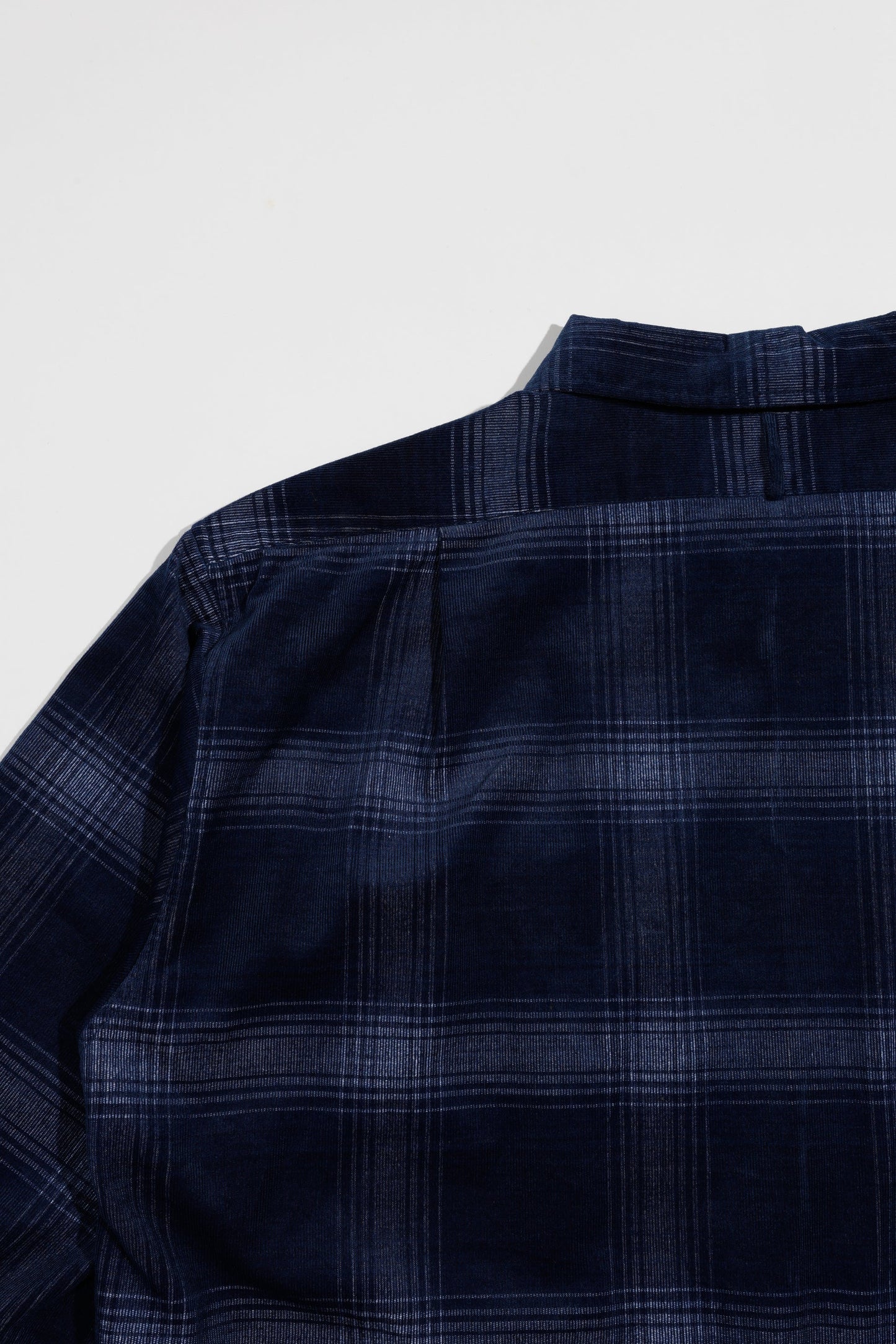 Indigo Corduroy Zip Jacket