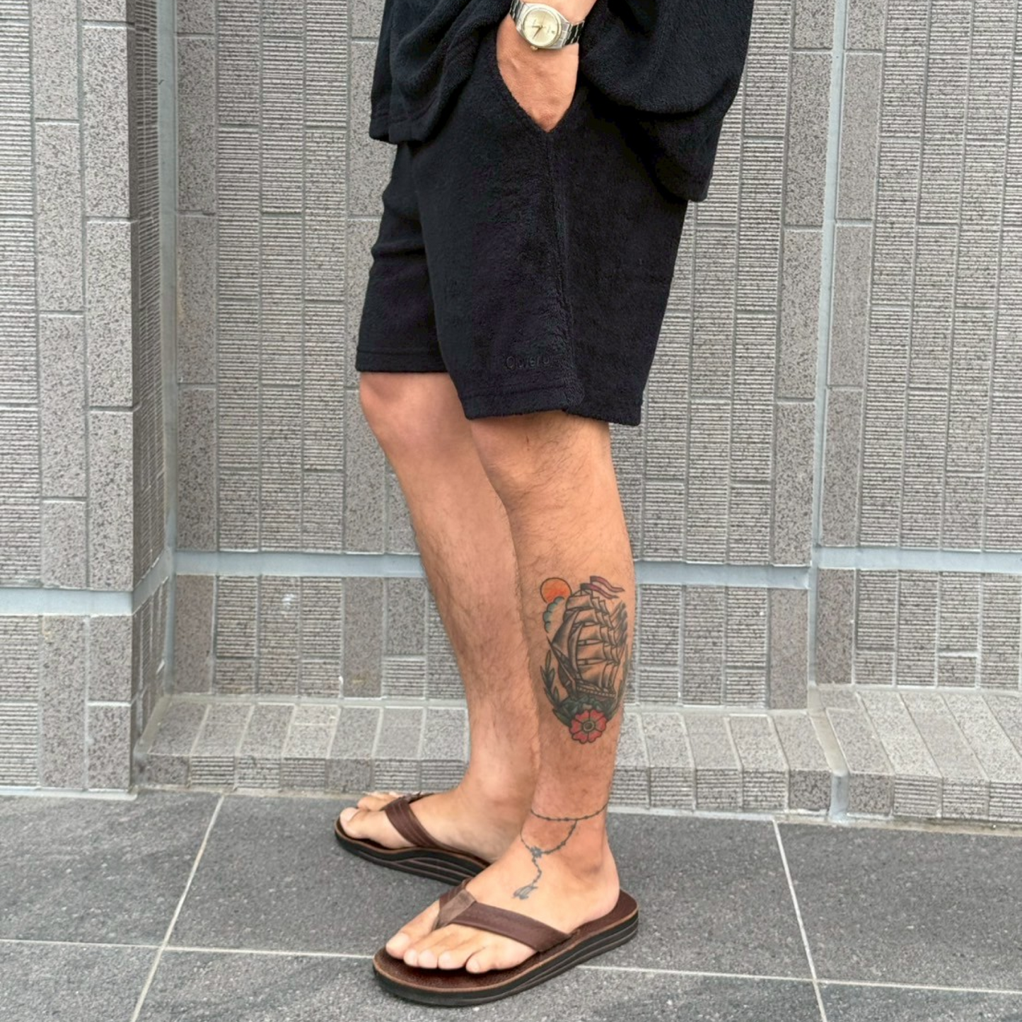 CLSS-2510 Cloveru® AFTER SURF PILE Shorts.