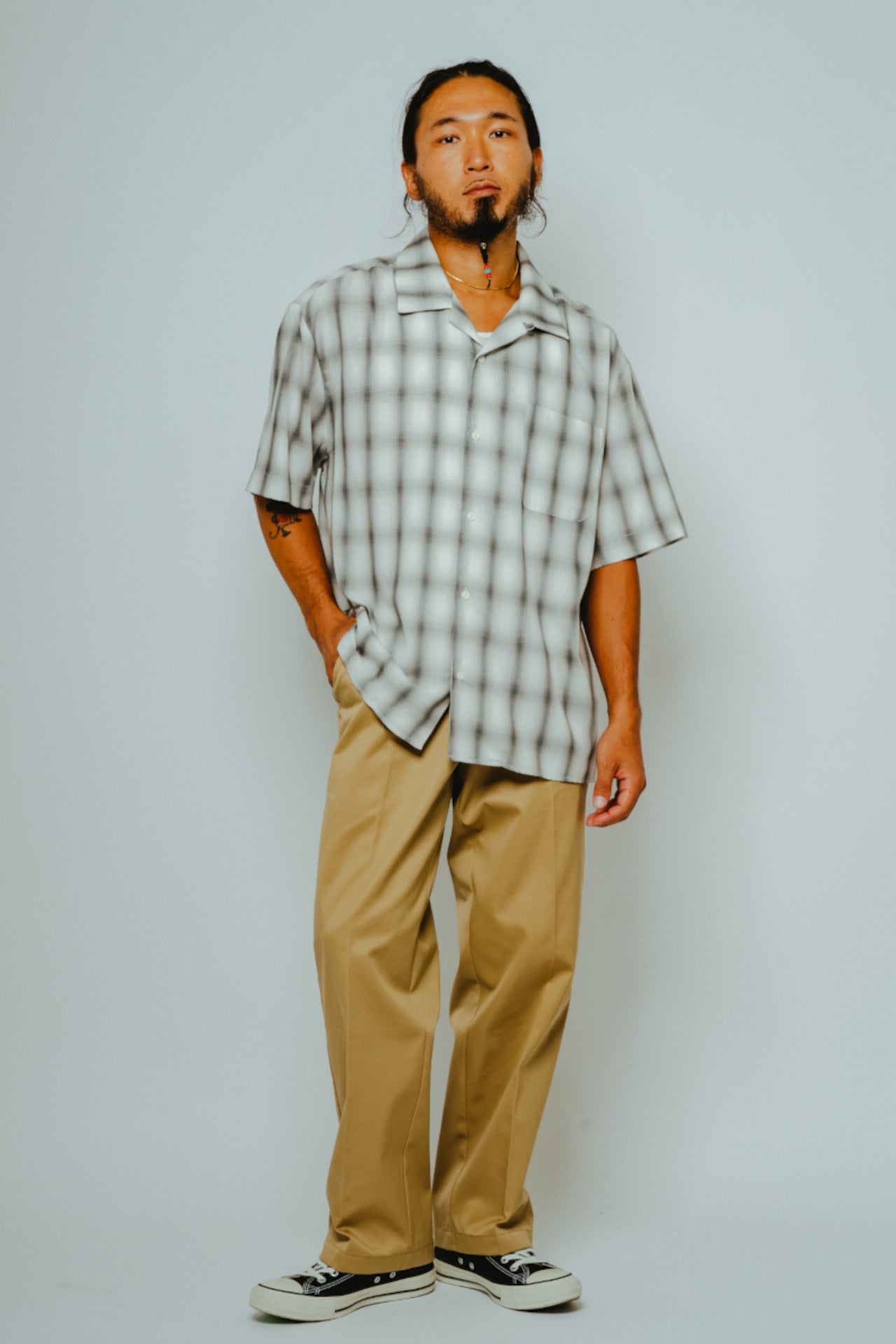 Rayon Mix Ombre Slit S/S Shirts