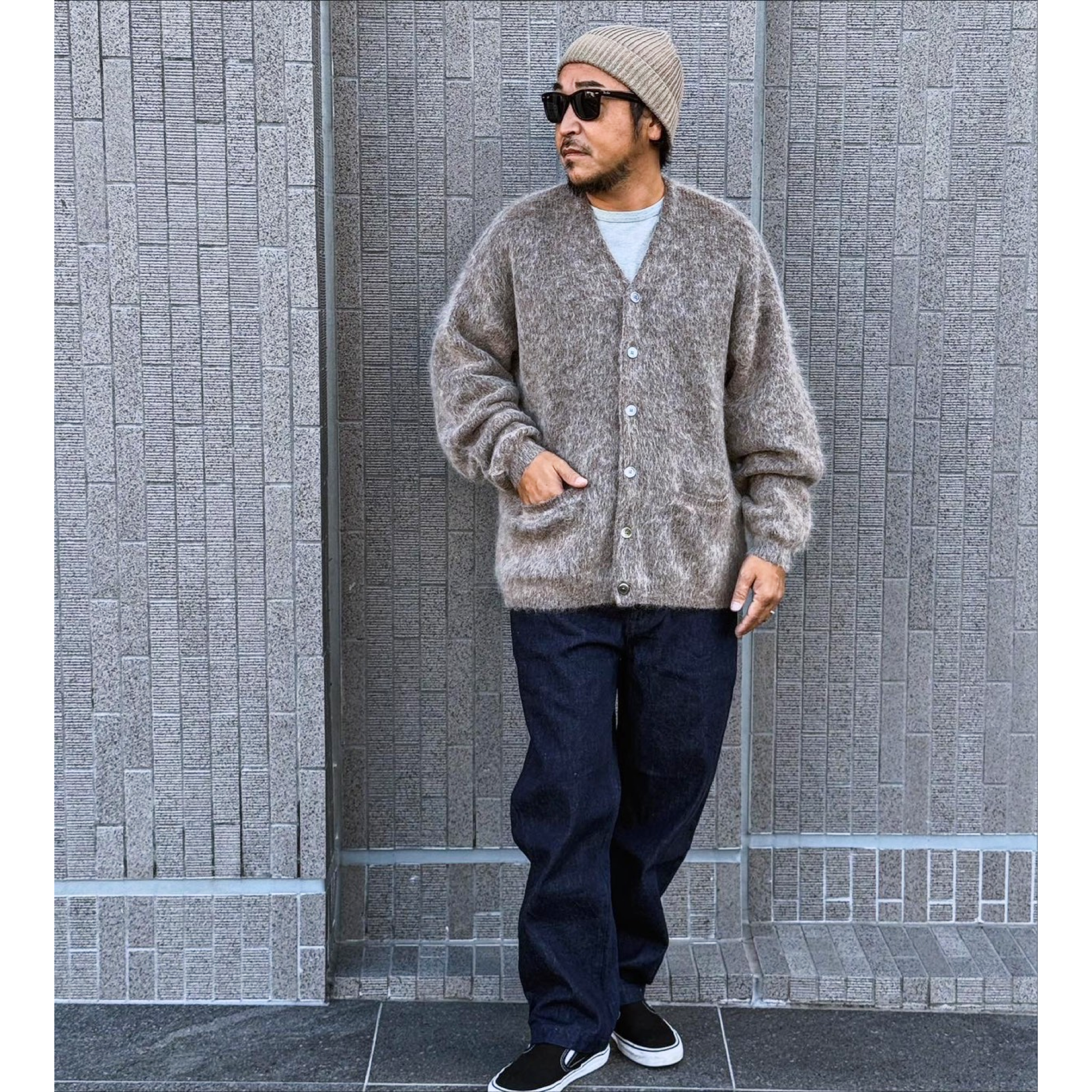 CLFW-2507 Cloveru® Simple Wool Mohair Cardigan. – Sunny Parks