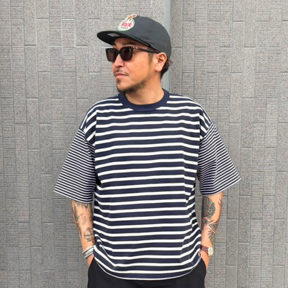 切り替えボーダーTEE