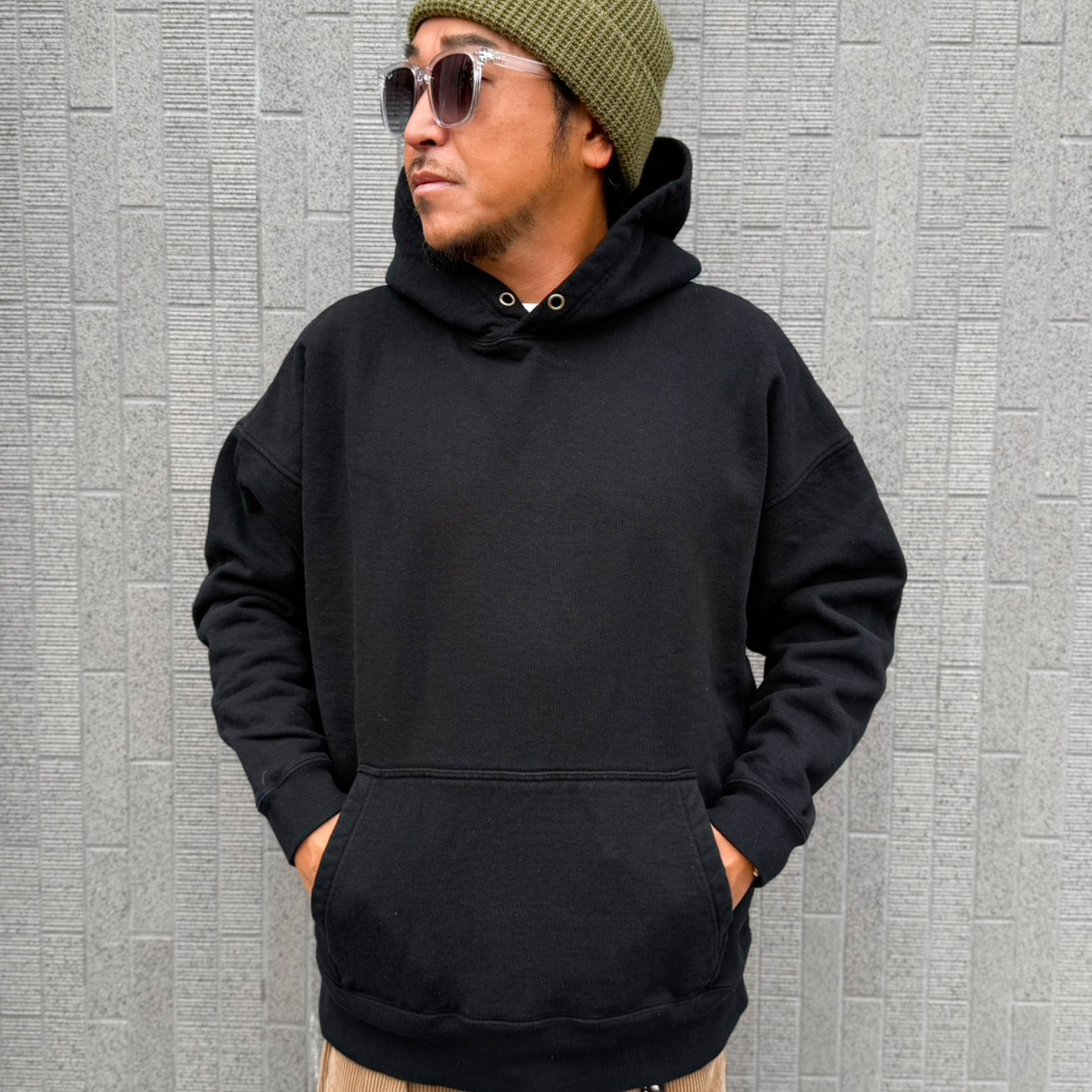 CLFW-2502 Wide Sweat AOKI MUJI Hood 25