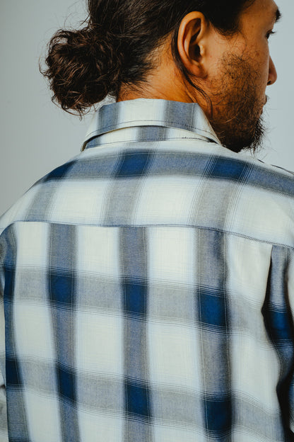 Rayon Mix Ombre Slit L/S Shirts