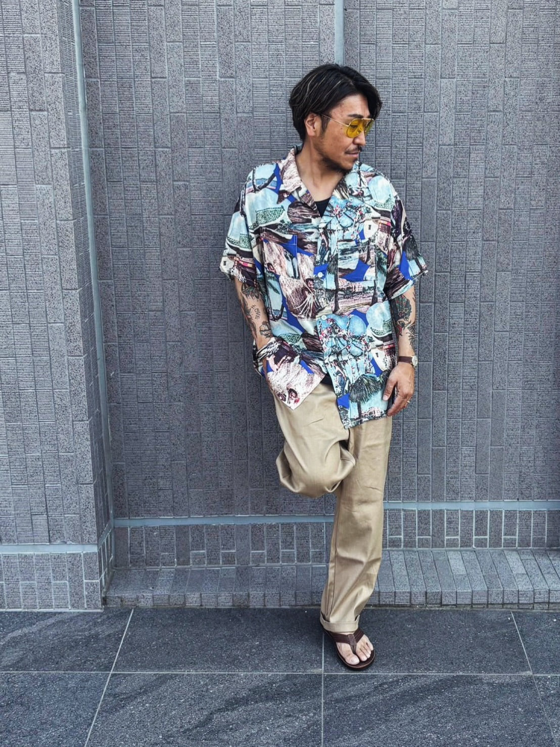 CLSS2614 Special 40s Cloveru®︎ with TOWN CRAFT Picture Aloha Shirts.