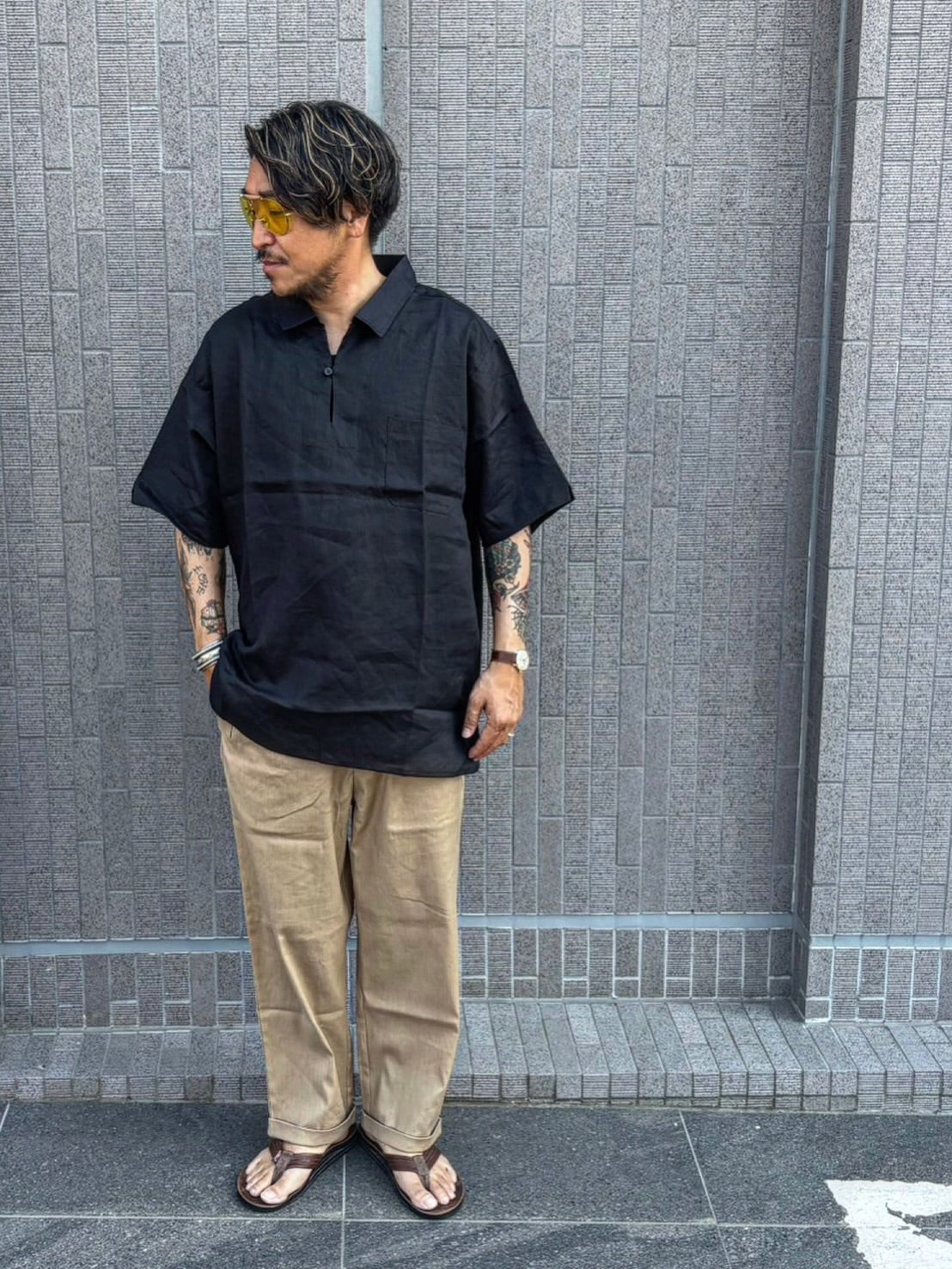 CLSS2609  Cloveru®︎ Comfort Linen Skipper Shirts.